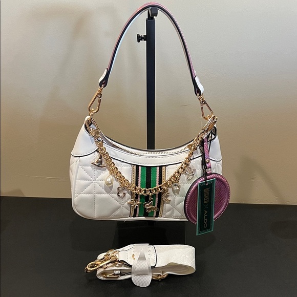 Aldo LE | Wicked Inspired ~ Charms, Crossbody & Pink Dust Bag * Free Socks!! - Picture 10 of 17